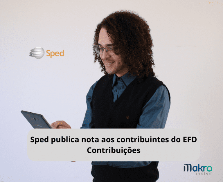 Sped publica nota aos contribuintes do EFD Contribuições
