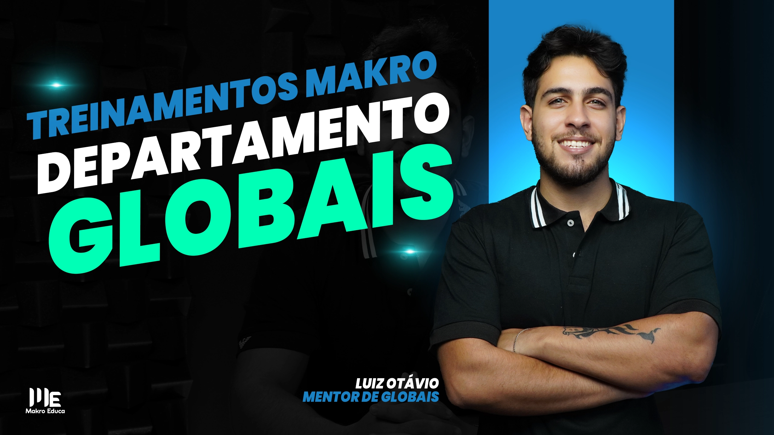 Luiz Otávio, mentor do departamento de Globais, promovendo os treinamentos Makro no departamento Globais.