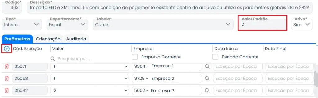 A imagem é um print do sistema Makro, mostrando o passo a passo de como configurar condições de pagamento das notas fiscais.